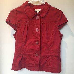 LOFT Button Down Top